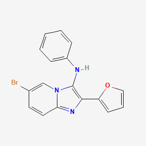 6-bromo-2-(furan-2-yl)-N-phenylimidazo[1,2-a]pyridin-3-amine