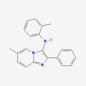 6-methyl-N-(2-methylphenyl)-2-phenylimidazo[1,2-a]pyridin-3-amine