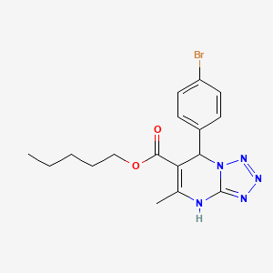 Pentyl 7-(4-bromophenyl)-5-methyl-4,7-dihydrotetrazolo[1,5-a]pyrimidine-6-carboxylate