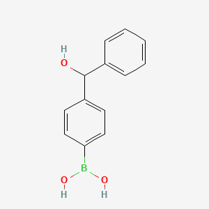 molecular formula C13H13BO3 B1144023 (4-(羟基(苯基)甲基)苯基)硼酸 CAS No. 1221823-69-3