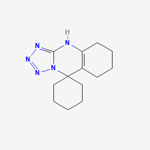 spiro[5,6,7,8-tetrahydro-4H-tetrazolo[5,1-b]quinazoline-9,1'-cyclohexane]