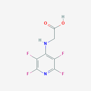 2-[(2,3,5,6-Tetrafluoropyridin-4-yl)amino]acetic acid