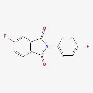 5-Fluoro-2-(4-fluorophenyl)isoindole-1,3-dione