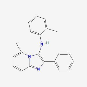 5-methyl-N-(2-methylphenyl)-2-phenylimidazo[1,2-a]pyridin-3-amine