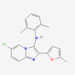 6-chloro-N-(2,6-dimethylphenyl)-2-(5-methylfuran-2-yl)imidazo[1,2-a]pyridin-3-amine