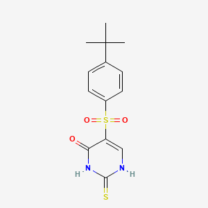 5-[(4-tert-butylphenyl)sulfonyl]-2-thioxo-2,3-dihydropyrimidin-4(1H)-one