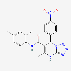 N-(2,4-dimethylphenyl)-5-methyl-7-(4-nitrophenyl)-4,7-dihydrotetrazolo[1,5-a]pyrimidine-6-carboxamide