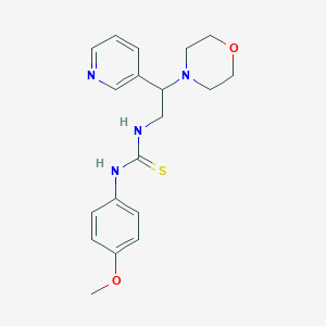 1-(4-Methoxyphenyl)-3-(2-morpholino-2-(pyridin-3-yl)ethyl)thiourea