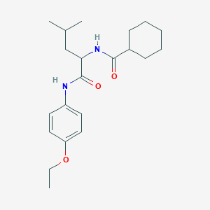 N~2~-(cyclohexylcarbonyl)-N-(4-ethoxyphenyl)leucinamide