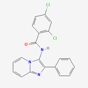 2,4-Dichloro-N-{2-phenylimidazo[1,2-A]pyridin-3-YL}benzamide