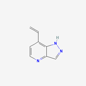 B1144067 7-Vinyl-1H-pyrazolo[4,3-b]pyridine CAS No. 1374651-88-3