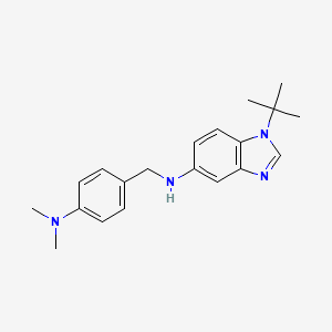 1-tert-butyl-N-[4-(dimethylamino)benzyl]-1H-benzimidazol-5-amine