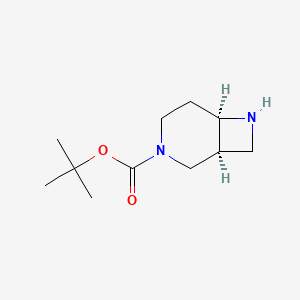 B1144081 (1S,6R)-3-Boc-3,7-diazabicyclo[4.2.0]octane CAS No. 1250993-51-1