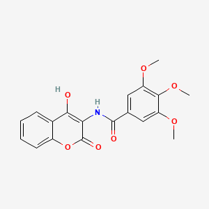 N-(4-hydroxy-2-oxo-2H-chromen-3-yl)-3,4,5-trimethoxybenzamide