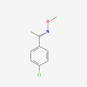 molecular formula C9H10ClNO B1144084 1-(4-chlorophenyl)-N-methoxyethanimine CAS No. 1219940-12-1