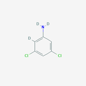 B1144085 3,5-Dichloroaniline-d3 CAS No. 1219795-03-5