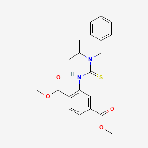 Dimethyl 2-{[benzyl(propan-2-yl)carbamothioyl]amino}benzene-1,4-dicarboxylate