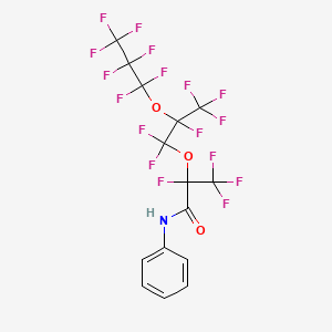 2,3,3,3-tetrafluoro-2-[1,1,2,3,3,3-hexafluoro-2-(1,1,2,2,3,3,3-heptafluoropropoxy)propoxy]-N-phenylpropanamide