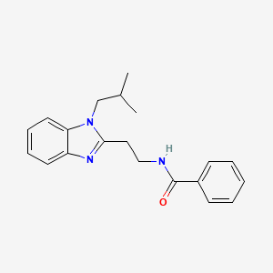 N-{2-[1-(2-methylpropyl)-1H-benzimidazol-2-yl]ethyl}benzamide