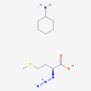 molecular formula C11H22N4O2S B1144106 (2S)-2-叠氮基-4-甲硫基丁酸；环己胺 CAS No. 1217445-93-6