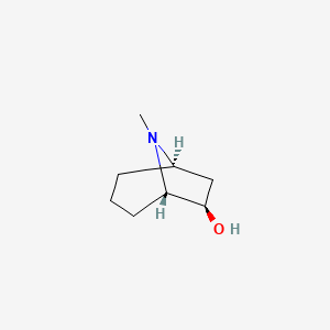 molecular formula C8H15NO B1144114 (1R,5S,6S)-rel-8-Methyl-8-azabicyclo[3.2.1]octan-6-ol CAS No. 18700-21-5