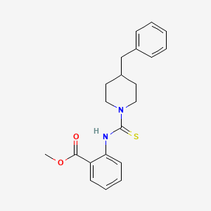 Methyl 2-[(4-benzylpiperidine-1-carbothioyl)amino]benzoate