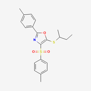 5-(Sec-butylthio)-2-(p-tolyl)-4-tosyloxazole