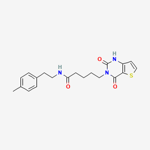 5-(2,4-dioxo-1,4-dihydrothieno[3,2-d]pyrimidin-3(2H)-yl)-N-[2-(4-methylphenyl)ethyl]pentanamide