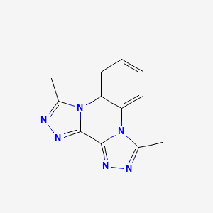 3,10-dimethyl-2,4,5,8,9,11-hexazatetracyclo[10.4.0.02,6.07,11]hexadeca-1(16),3,5,7,9,12,14-heptaene