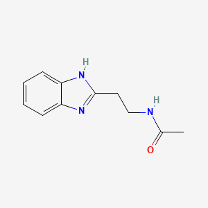 N-(2-(1H-benzimidazol-2-yl)ethyl)acetamide