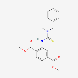 Dimethyl 2-({[benzyl(ethyl)amino]carbonothioyl}amino)terephthalate