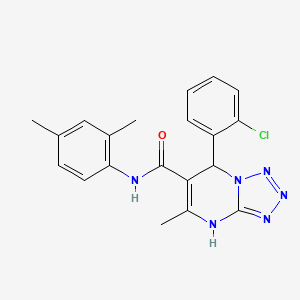 7-(2-chlorophenyl)-N-(2,4-dimethylphenyl)-5-methyl-4,7-dihydrotetrazolo[1,5-a]pyrimidine-6-carboxamide