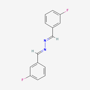 molecular formula C14H10F2N2 B1144149 3,3'-二氟苯并醛嗪 CAS No. 15332-10-2