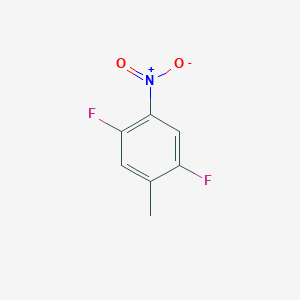 molecular formula C7H5F2NO2 B114415 1,4-二氟-2-甲基-5-硝基苯 CAS No. 141412-60-4