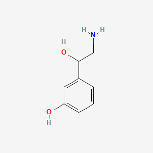 molecular formula C8H12ClNO2 B1144168 Norfenefrine CAS No. 15308-34-6