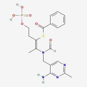 B1144170 S-Benzoylthiamine O-monophosphate CAS No. 137-74-6