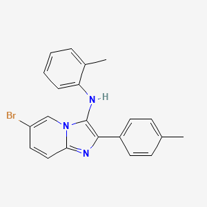 6-bromo-N-(2-methylphenyl)-2-(4-methylphenyl)imidazo[1,2-a]pyridin-3-amine