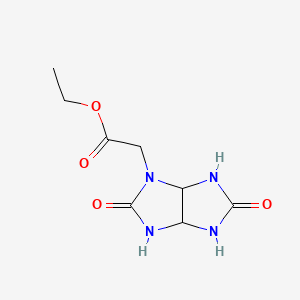 molecular formula C8H12N4O4 B11441881 (2,5-Dioxo-hexahydro-imidazo[4,5-d]imidazol-1-yl)-acetic acid ethyl ester 