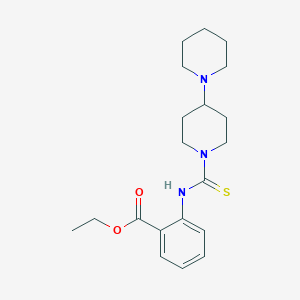 Ethyl 2-[(1,4'-bipiperidin-1'-ylcarbonothioyl)amino]benzoate