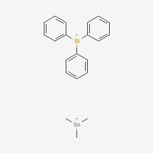molecular formula C21H24SiSn B1144191 TRIMETHYLSTANNYLTRIPHENYLSILANE CAS No. 18748-68-0