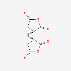 molecular formula C8H6O6 B1144194 (3R,3'S)-Tetrahydro-[3,3'-bifuran]-2,2',5,5'-tetraone CAS No. 17309-39-6
