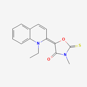 5-(1-Ethyl-1H-quinolin-2-ylidene)-3-methyl-2-thioxo-oxazolidin-4-one