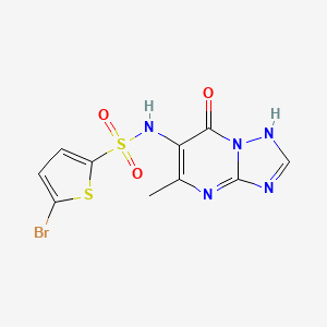 5-bromo-N-(7-hydroxy-5-methyl[1,2,4]triazolo[1,5-a]pyrimidin-6-yl)thiophene-2-sulfonamide