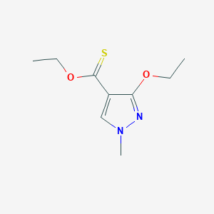 B114420 O-Ethyl 3-ethoxy-1-methylpyrazole-4-carbothioate CAS No. 146904-63-4