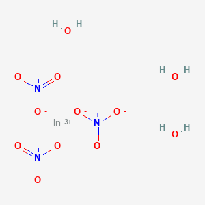 molecular formula H6InN3O12 B1144206 三水合硝酸铟(III) CAS No. 15650-88-1