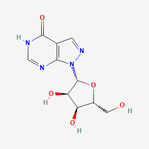 molecular formula C10H12N4O5 B1144208 异嘌呤核糖苷 CAS No. 16220-07-8
