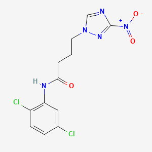 N-(2,5-dichlorophenyl)-4-(3-nitro-1H-1,2,4-triazol-1-yl)butanamide