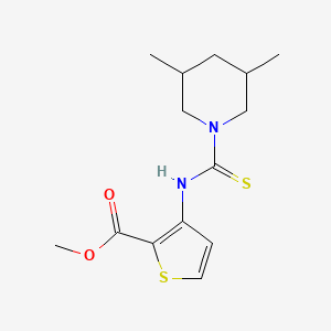 Methyl 3-[(3,5-dimethylpiperidine-1-carbothioyl)amino]thiophene-2-carboxylate