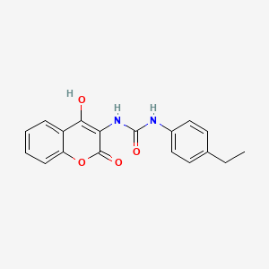 1-(4-ethylphenyl)-3-(4-hydroxy-2-oxo-2H-chromen-3-yl)urea