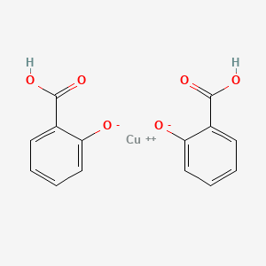 molecular formula C14H10CuO6 B1144262 Copper disalicylate CAS No. 16048-96-7